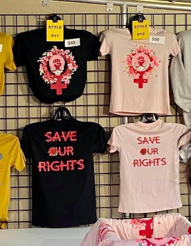 HeidiShink's tweet photo. @deadandcompany Where can we buy the SAVE OUR RIGHTS t shirt? SO many women AND men want this shirt - to support the message AND support the org that the proceeds go to! Please let us know 🙏🏻🙏🏻🙏🏻 https://t.co/s3VCFbQQ7d