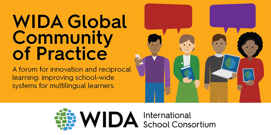 WIDA_UW's tweet photo. The Early Bird deadline for the #WIDAGlobal Community of Practice has been extended to Oct. 26! #WIDAGlobal members, don’t miss this year-long #WIDA learning opportunity that starts Oct. 28 and culminates in May! 

Learn more and register: https://t.co/LMI3ijQNXe https://t.co/hb98VP0NuI