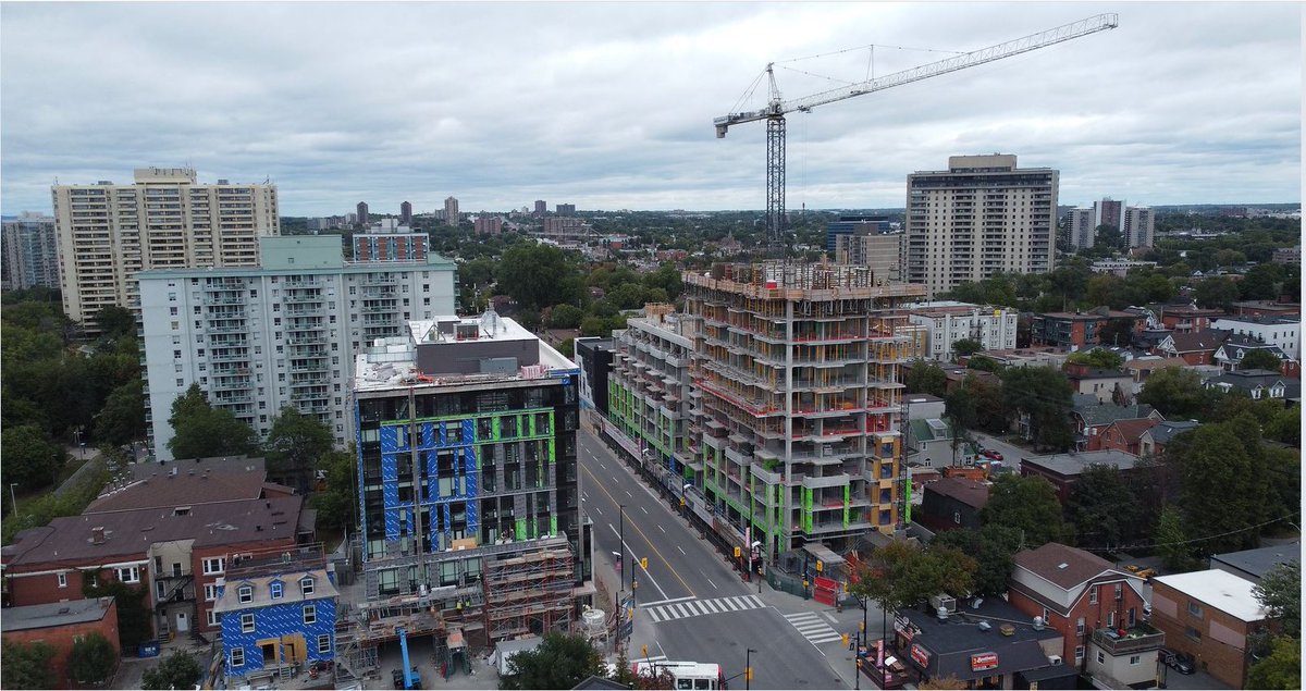Our construction teams at The Charlotte are continuing to progress on the building's infrastructure. With construction well underway, occupancy is coming soon in summer 2022.

Sales Office: 594 Rideau Street
thecharlottecondos.com
