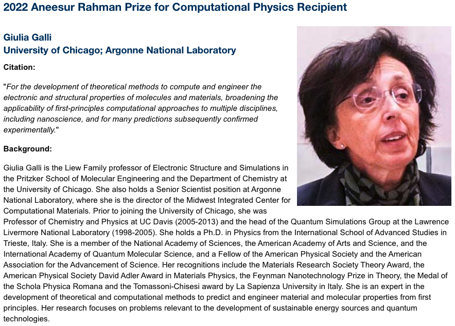 Galli Group at U Chicago tweet media