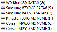 ChristianWilde's tweet photo. Det er ganske deilig Ă„ vĂŠre kvitt alt av mekanisk lagring i PCen. 4.5TB med rask og lydlĂžs morro :) #nerd #data #lagring #ssd https://t.co/kuJ2uPMfvo
