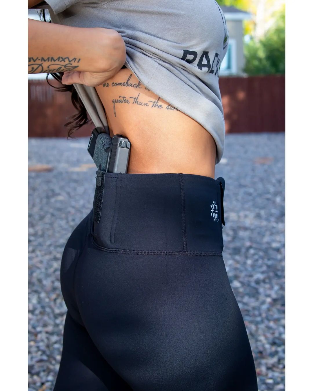 Tactica Defense Fashion on X: Who likes tactical leggings?  @Patriotic_Cassy sure does. Check out your options for Concealed Carry  Leggings from Tactica Defense Fashion #TacticaFashion #2A #GirlsWithGuns # Tactical #TacticalGear #ConcealedCarry