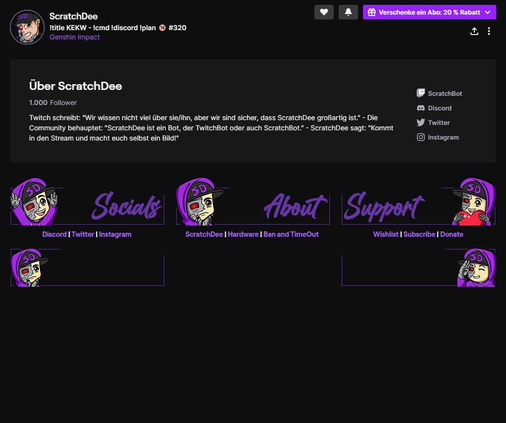 ScratchDee's tweet photo. Habe überlegt, mache ich den Post oder nicht. Aber wieso sollte ich eigentlich nicht?!
Mittlerweile sind es schon 1.100 Follower, aber trotzdem nochmal ein DANKE an alle, für die 1000 Follower im ersten Jahr! <3
#twitchaffiliate #twitchde #twitch #abgehoben #scratchdee https://t.co/AOhpKPfJa4