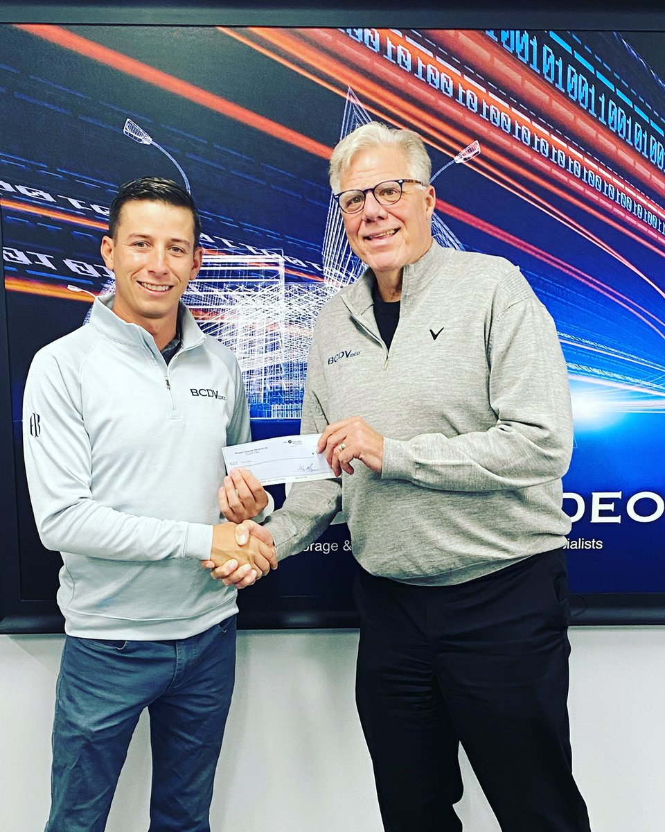 Donation Day! Jeff Burgess, President of Burgess Computer Decisions, pledges $100 for every cumulative stroke under par I finish at season’s end and donates the sum to @foldsofhonor I finished -115 this year which means we raised $11,500 for my favorite charity! Thanks Jeff!!
