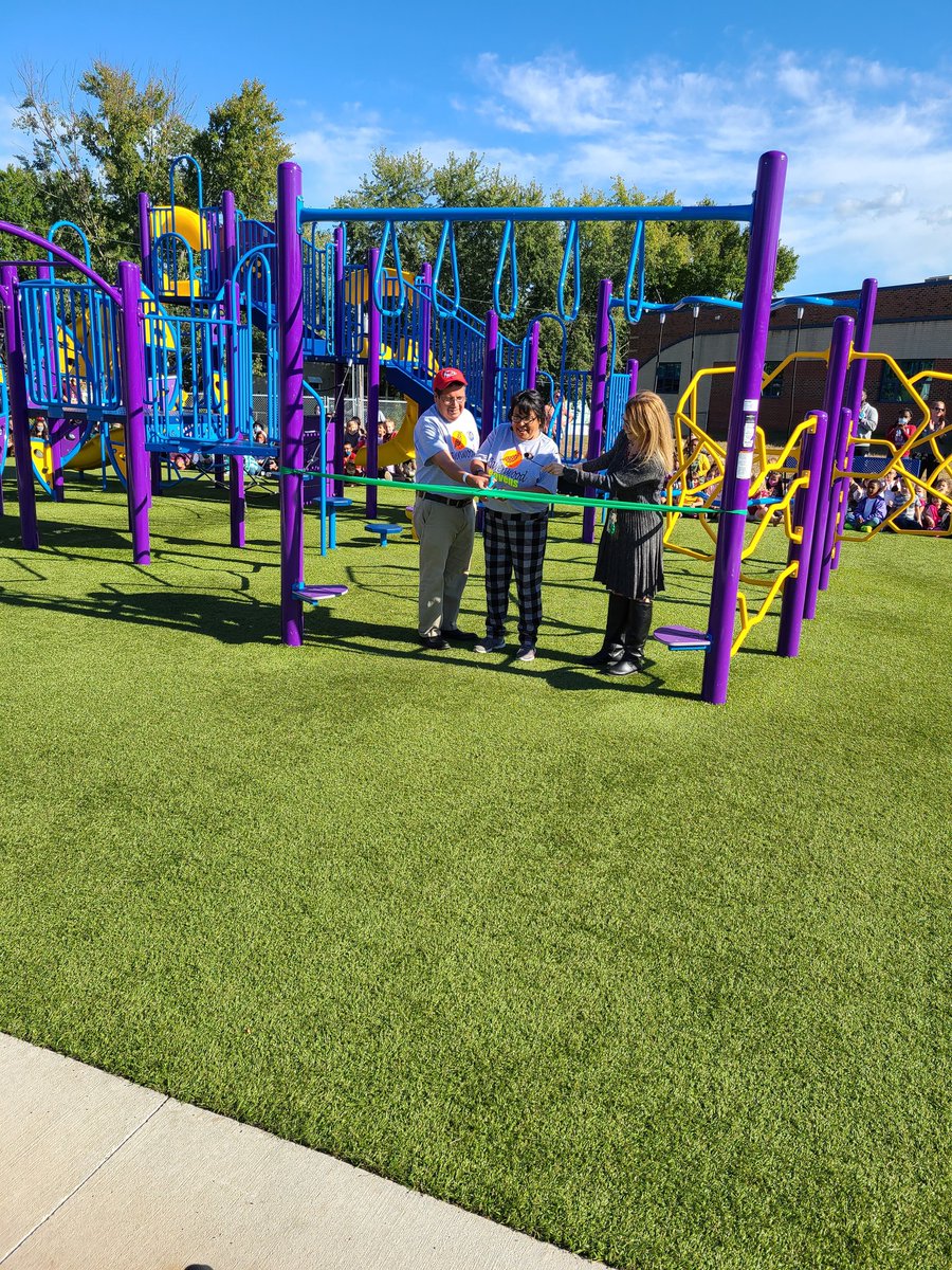 NKCSD Northstars (@nkcsdnorthstars) on Twitter photo Watching Gabe and Regina cut the ribbon on this wonderful inclusive new playground in Alex's honor was just the best! Once a Northstar, always a Northstar. We love you!
<a href="/SOMissouri/">Special Olympics MO</a> <a href="/NKCSchools/">NKC Schools</a> <a href="/SHSFalcons/">Staley High School</a> <a href="/RavensNKC/">Ravenwood Elementary</a> Watching Gabe and Regina cut the ribbon on this wonderful inclusive new playground in Alex's honor was just the best! Once a Northstar, always a Northstar. We love you!
<a href="/SOMissouri/">Special Olympics MO</a> <a href="/NKCSchools/">NKC Schools</a> <a href="/SHSFalcons/">Staley High School</a> <a href="/RavensNKC/">Ravenwood Elementary</a>