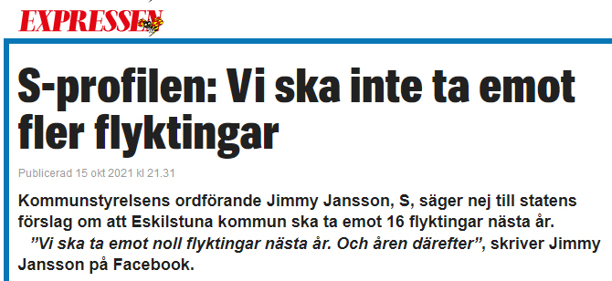 DeRodbruna's tweet photo. Inga kommuner ska ta emot flyktingar. Fler måste snarare återvända.

Den Rödbruna revolutionen är här för att stanna. Luta er tillbaka och njut av resan! https://t.co/Zhc4LuZyYG