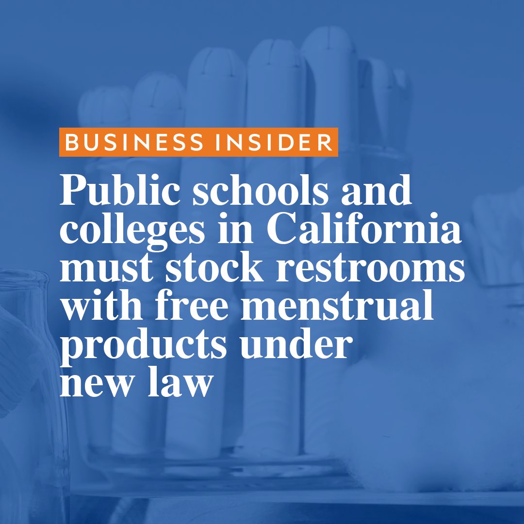 Access to menstrual products should be easy — now it's one less thing California students have to worry about.