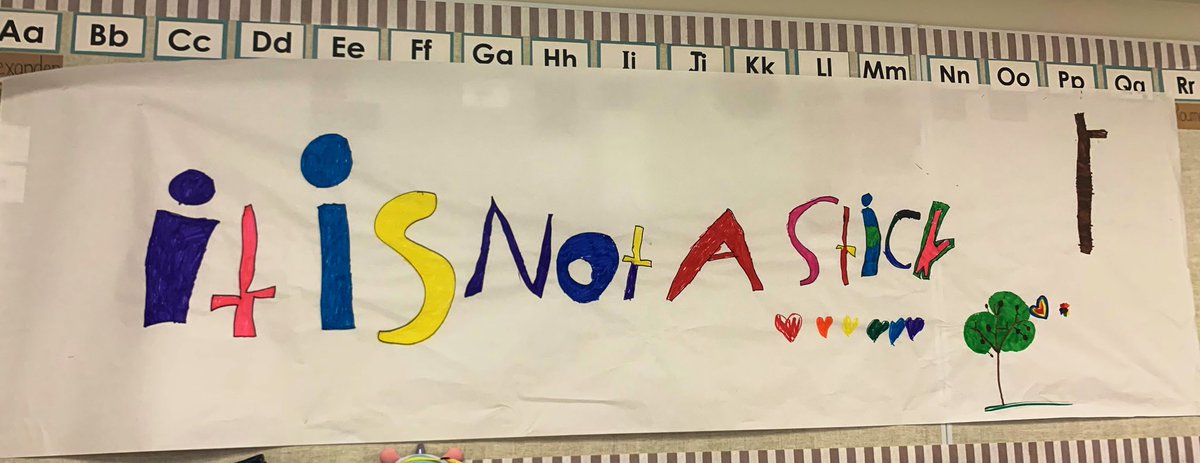 LindenMeadows's tweet photo. Congratulations 1/2P and 1/2J on your successful book launches this week! Both classes worked incredibly hard on their books inspired by Antoinette Portis’ “It’s Not A Stick”. https://t.co/f3ilNTc22u