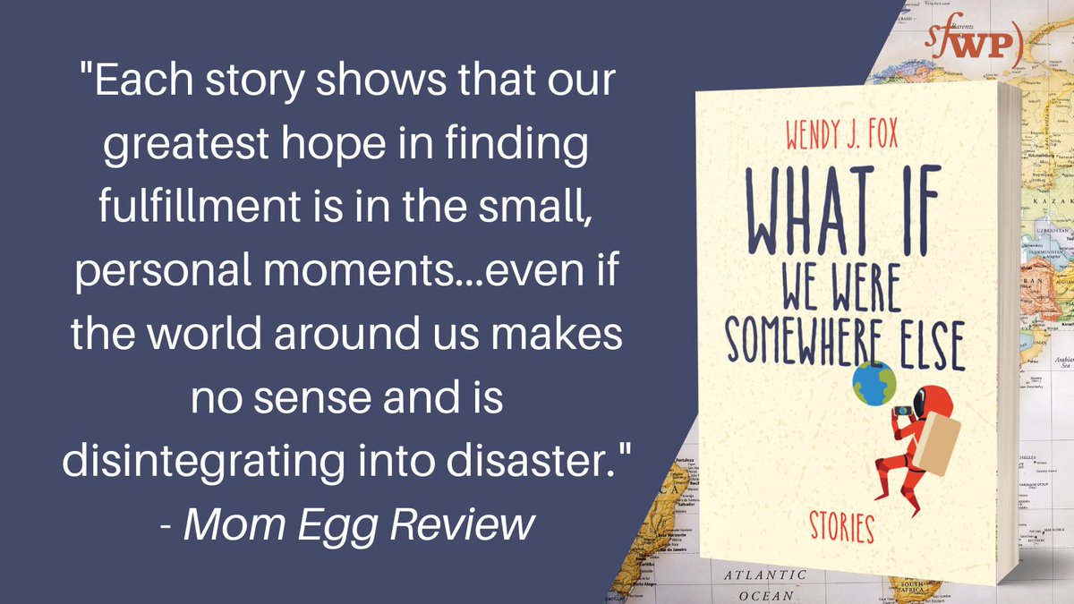 SFWP (@sfwp) on Twitter photo Check out this amazing review from <a href="/emilyannwebber/">Emily Webber</a> for WHAT IF WE WERE SOMEWHERE ELSE by <a href="/WendyJeanFox/">Wendy J. Fox</a> over in @momeggreview!
Read the full review here: buff.ly/3BGmL2u
Pre-order a copy of WHAT IF WE WERE SOMEWHERE ELSE right here: buff.ly/3fXJqz8 Check out this amazing review from <a href="/emilyannwebber/">Emily Webber</a> for WHAT IF WE WERE SOMEWHERE ELSE by <a href="/WendyJeanFox/">Wendy J. Fox</a> over in @momeggreview!
Read the full review here: buff.ly/3BGmL2u
Pre-order a copy of WHAT IF WE WERE SOMEWHERE ELSE right here: buff.ly/3fXJqz8