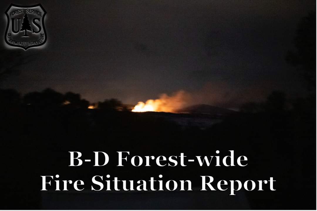 This wildfire north of Silver Star, MT that ignited after the snowstorm is an example of how snow on the ground doesn't mean the fire season is over. Many fuels (brush, timber, grass, etc.) are dormant and very dry in the fall.