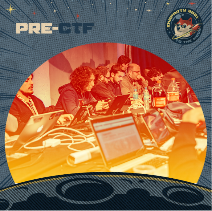 ¡Se viene el PRE-CTF de la EKO! 🚩

⚠ Recordá que NO SON actividades clasificatorias. 

✅ A partir del LUNES 18/10 vas a poder inscribirte acá 👉 ctf.ekoparty.org  

🔥 Ideal para que vayas calentando motores antes del Advance CTF.