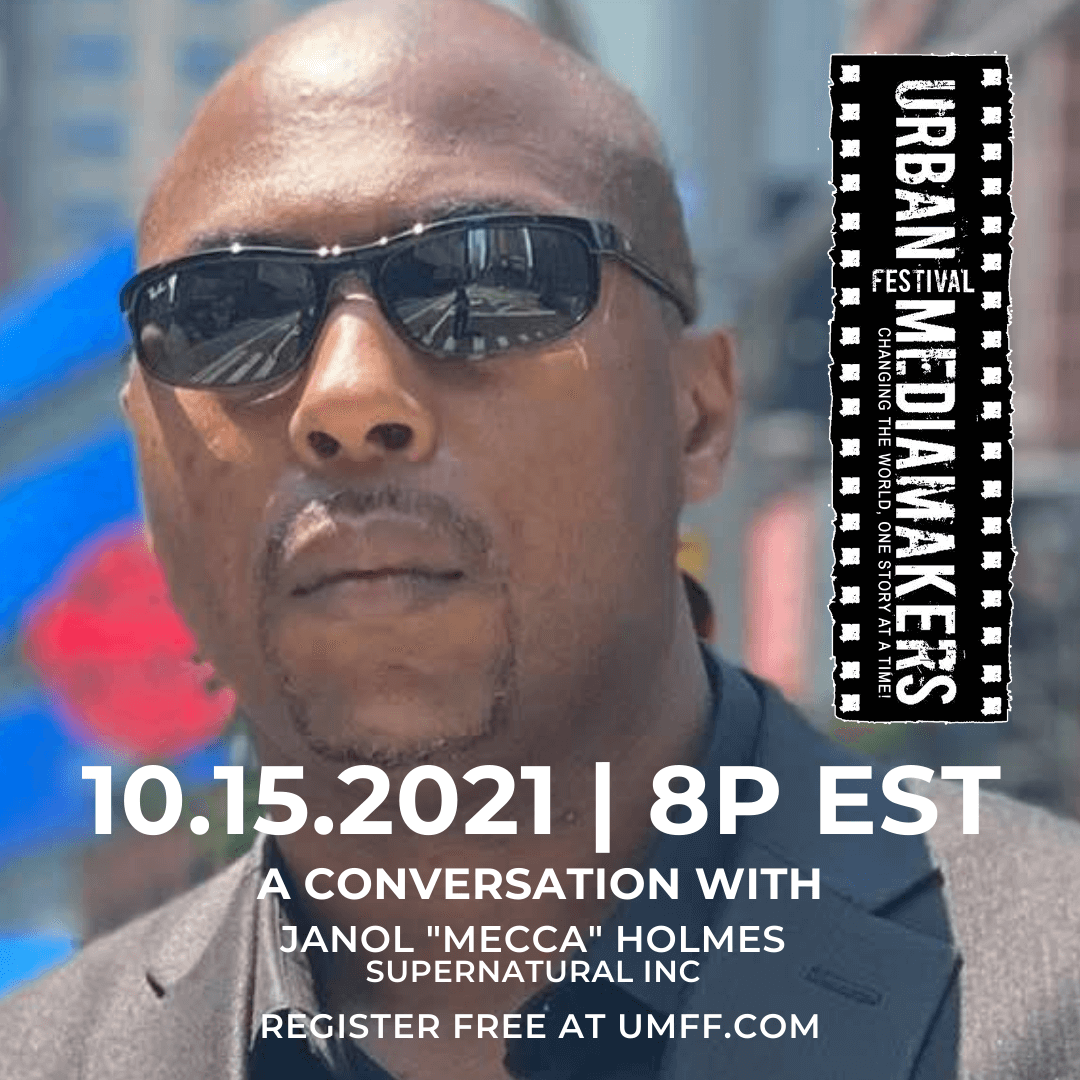 ProfRDShaw's tweet photo. Make sure to check out the Urban Mediamakers Film Festival https://t.co/F7NNQPlQCv and tonight come see Janol "Mecca" Holmes of Supernatural Inc. https://t.co/wI5lOaeysS