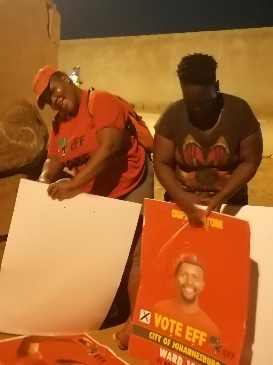 effward129's tweet photo. The mandate it's clear @EFFSouthAfrica will be visible everywhere. Re-busy @Effgroundforces @GautengEFF @EffJhbRegion https://t.co/dPhsNEdjbT