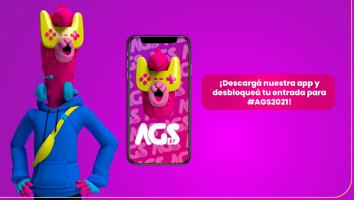 ArGameShow's tweet photo. Este año la entrada de #AGS2021 es ¡GRATIS! 🔥
Para conseguirla baja nuestra app de Play Store, registrate y desbloquea los 12 AGS Rewards!
Si no tenes Android podes hacerlo desde la web ➡️https://t.co/ddbblZeqti
¡No dejes de seguirnos que esto recién empieza!🤩 https://t.co/H756CX9qNt
