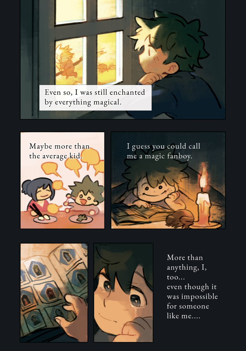 short comic of bnha hp au i did for the quirks and quidditch zine! 