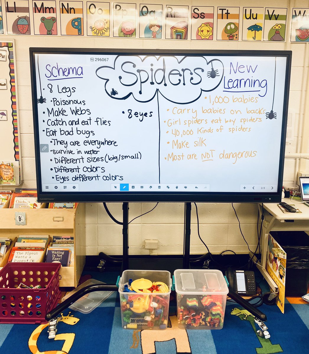 WescottKB30's tweet photo. This week we learned about spiders 🕷 #d30learns https://t.co/e4oxccPync