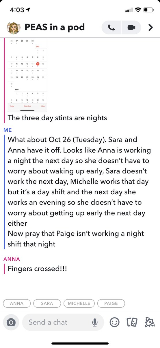 erdepots's tweet photo. When you have to analyze the schedules of 5 nurses to find a time to hangout https://t.co/38oyfOWpDo