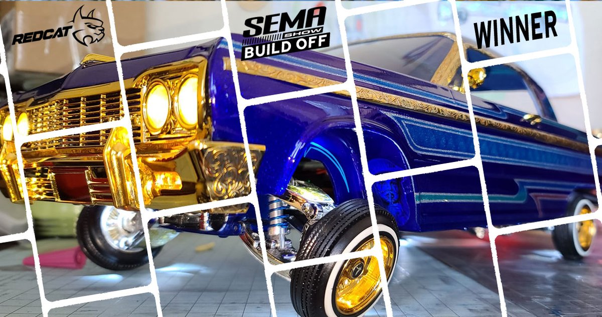 RedcatRacing's tweet photo. Congratulations to everyone who participated in the @RedcatRacing 2021 @SEMASHOW BUILD OFF!! The #WINNERS of this years #BUILDOFF are: Luie Alcala (Savage), Scott Colvin (Creep), and Jeff Lozano (RedRum) 

#rcSEMAbuildoff2021 #RedcatCreations #RedcatRacing #SEMA2021 https://t.co/6hwB8QCNN4