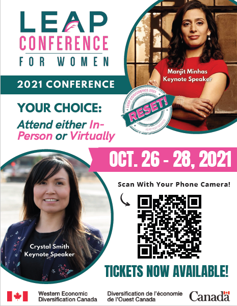 The LEAP Conference is almost here but there's still time to get your tickets! Get them online now! #InvestPG #supportPG #leap4wib #leapforwomen cfdc.bc.ca/leap-conferenc…