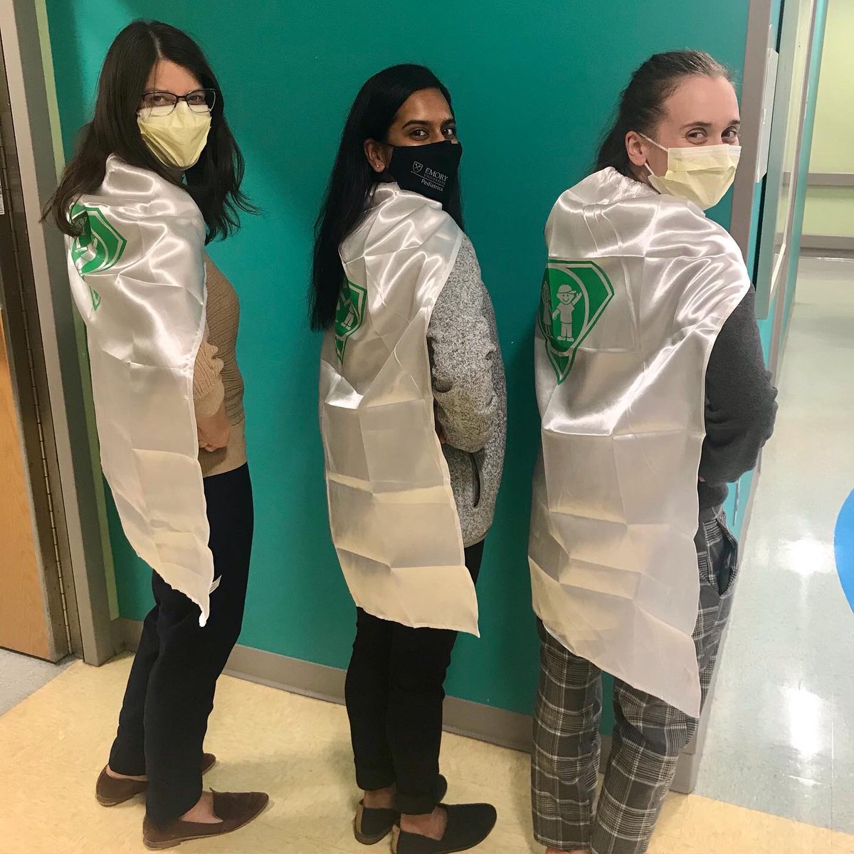 Celebrating Cape Day at Hughes Spalding with <a href="/EmoryPedsRes/">Emory Pediatric Residency Program</a> !