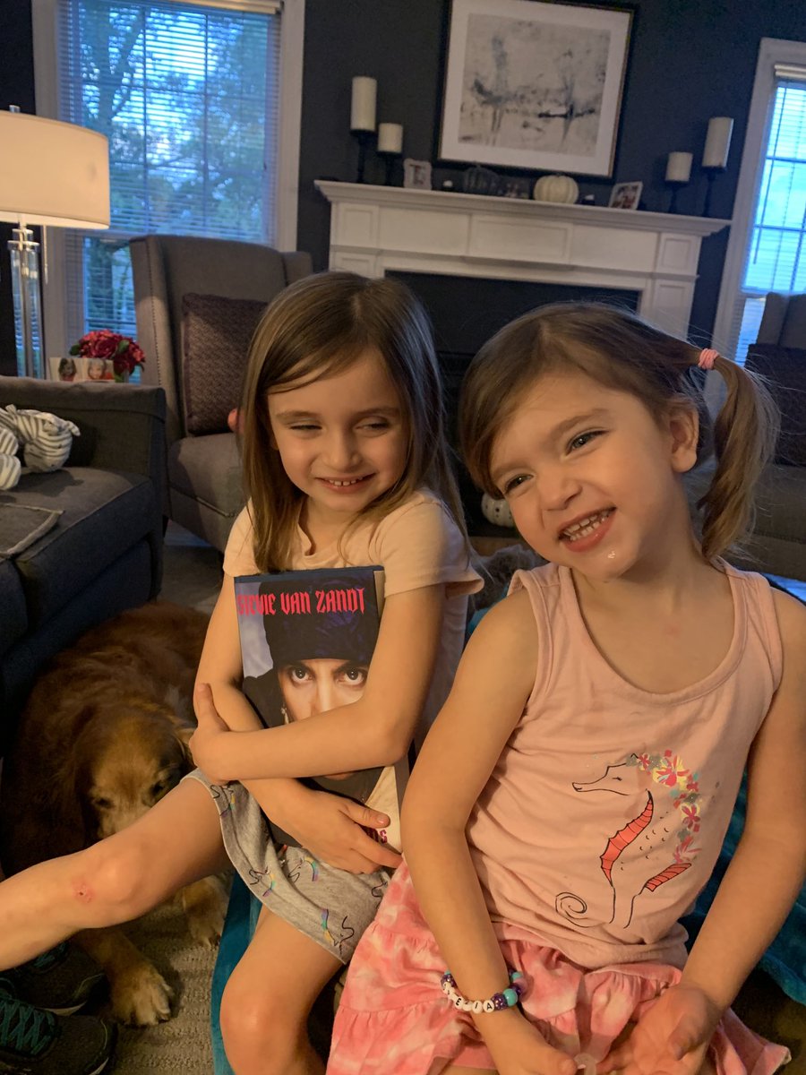 paulswalsh's tweet photo. ⁦@StevieVanZandt⁩ the book just arrived, granddaughters wanted to know if it was tonight’s story time? https://t.co/3bVCDbW0vL
