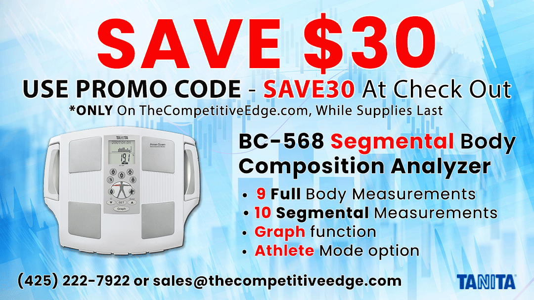 SAVE $30 on the BC-568 Segmental Body Composition Monitor! It’s FDA Cleared and a perfect match for home health monitoring. The 19 body measurements give you accurate results for your diet / workout regime. Don’t miss out! Sale only at ecs.page.link/Xhb29 

#healthmonitoring
