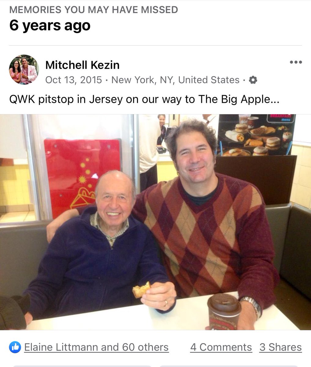 Bob Dorough (@doroughdoc) on Twitter photo One of many FAB journeys with Bob from his home in Mt. Bethel, PA to NYC (this time for a gig @ famed West Village haunt The Bitter End)
Bob always liked to pitstop at McD's off the HWY in NJ: for a coffee, an apple pie & a whiz ; ) Boy, I miss him so dearly <a href="/mabooshi/">mitchell kezin</a> 🎶🎹🎤🙏🏼💕 One of many FAB journeys with Bob from his home in Mt. Bethel, PA to NYC (this time for a gig @ famed West Village haunt The Bitter End)
Bob always liked to pitstop at McD's off the HWY in NJ: for a coffee, an apple pie & a whiz ; ) Boy, I miss him so dearly <a href="/mabooshi/">mitchell kezin</a> 🎶🎹🎤🙏🏼💕
