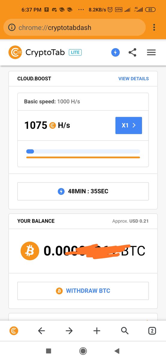 Chris21167685's tweet image. Good morning. 
Want to earn through legit paying app?
You need 3 things:
-Internet
-Cryptotab Lite App
-CT VPN
-phone

DM me in for the steps to these up if interested.