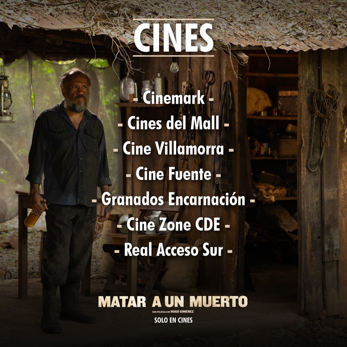 ¡Este clima está especial para ir a ver una peli! 👀
#MataraunMuerto continúa en cartelera 🙌🏻
