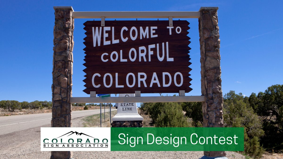 Entries are being accepted in ten categories for the Colorado Sign Association's inaugural sign design contest! The deadline for submitting entries is November 1st and the winners will be announced at the CSA Holiday Mixer on Dec. 2nd. Contest info:
cosigns.org/events/csas-20…