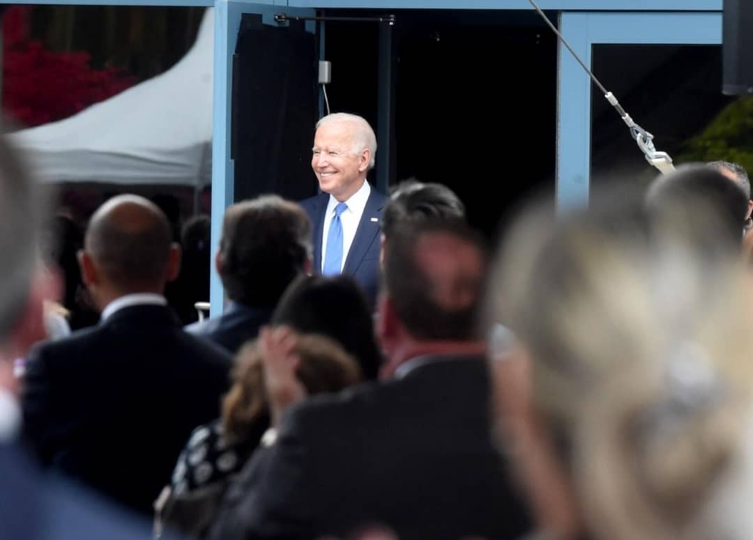 JIPhotoDept's tweet photo. Check out our gallery of photos and our story on President Biden's visit at UConn on the JI's website. Staff Photos by Jim Michaud https://t.co/ma6zNY2sRx