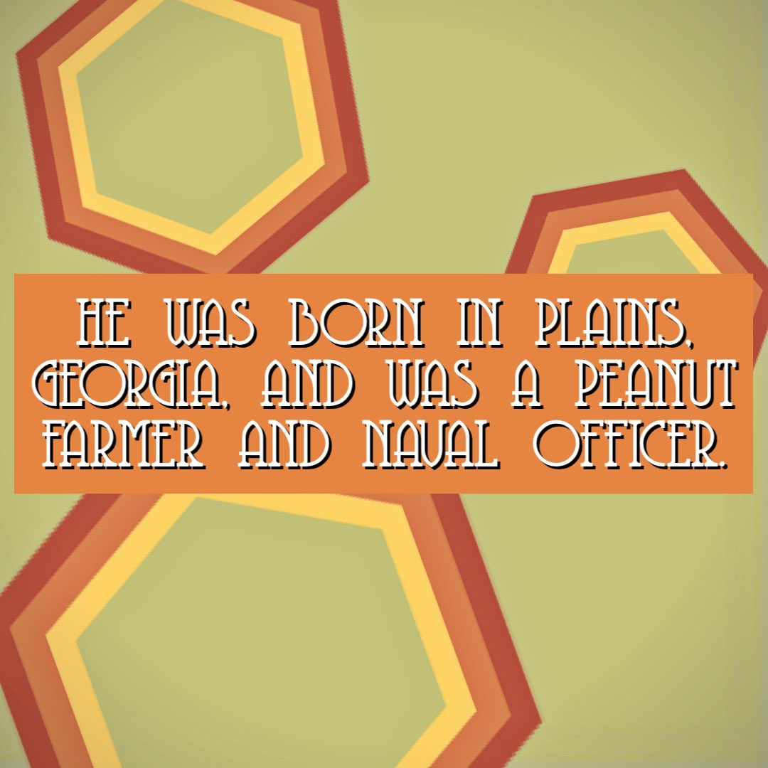 TransyTheater's tweet photo. Jimmy Carter plays an integral part in protagonist Nan Carter’s motivations in “Exit, Pursued by a Bear”.

Here are some facts about the 39th President of the United States.

#TransyTheater https://t.co/rdPGhLG546