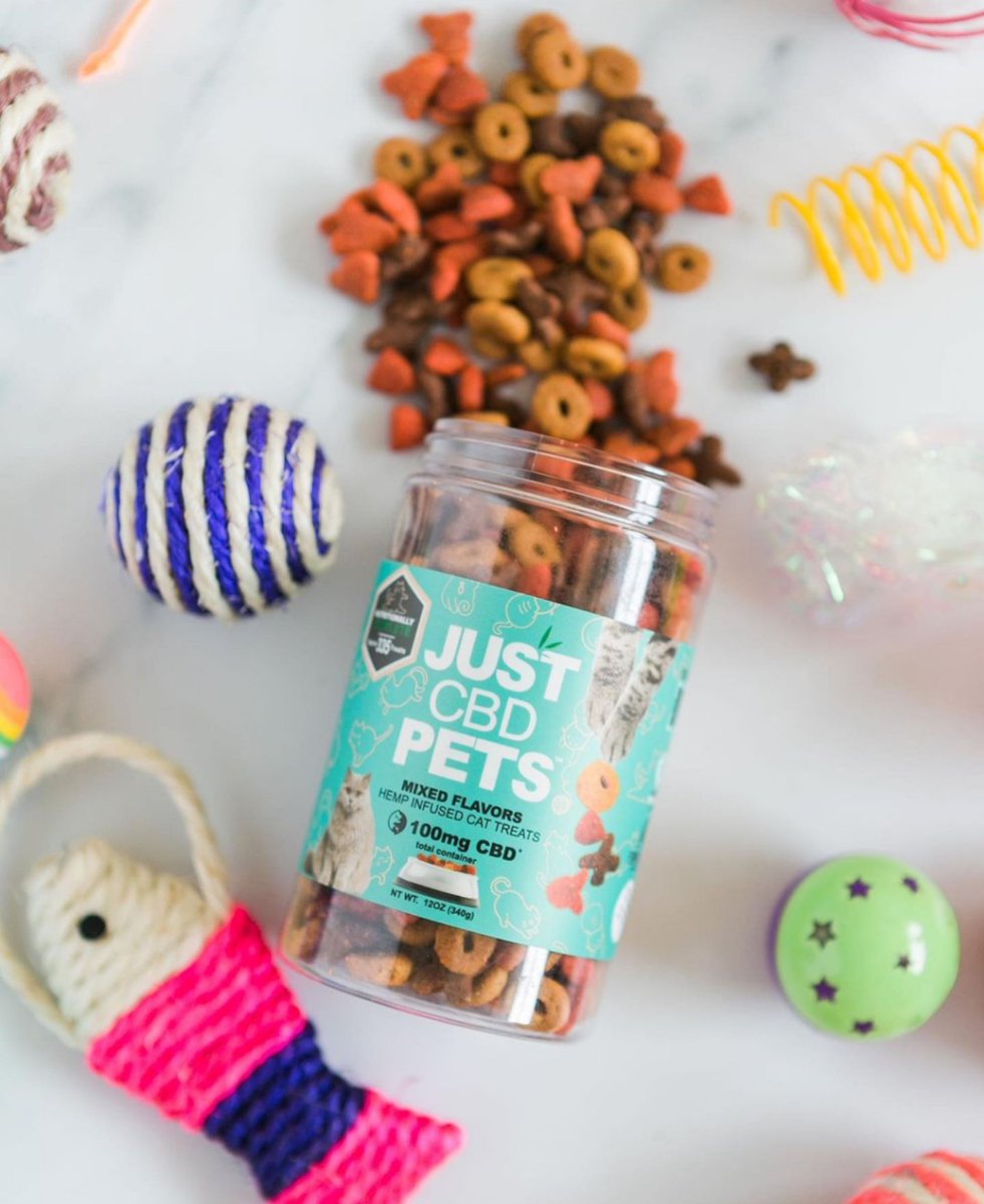 GR__wellness's tweet photo. Treat your cat to the calming effects of #CBDcattreats by
@justcbd
Besides hemp-derived #cbd, these treats are made with essential vitamins & minerals and come in flavors that’ll your #cat will ❤️ like turkey, chicken, liver, and fish.
Shop ⤵️
https://t.co/IH4qVN4Xbl #catcbd https://t.co/w5BwdBJ0U5