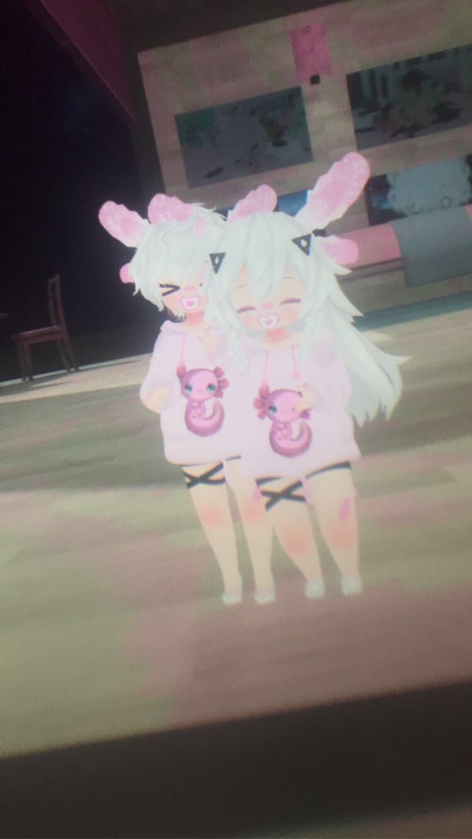 My friends trying they’re best to keep me positive! #BestFriends #anime #anitwt #VR #VRChat #VirtualPhotography #VirtualReality #virtualwaifus #virtualslumberparty