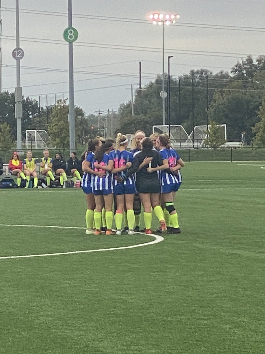 And that’s a winner! 3-0 stands after a rough second half in the rain. Great start for pool play. Ready for tomorrow. 💪