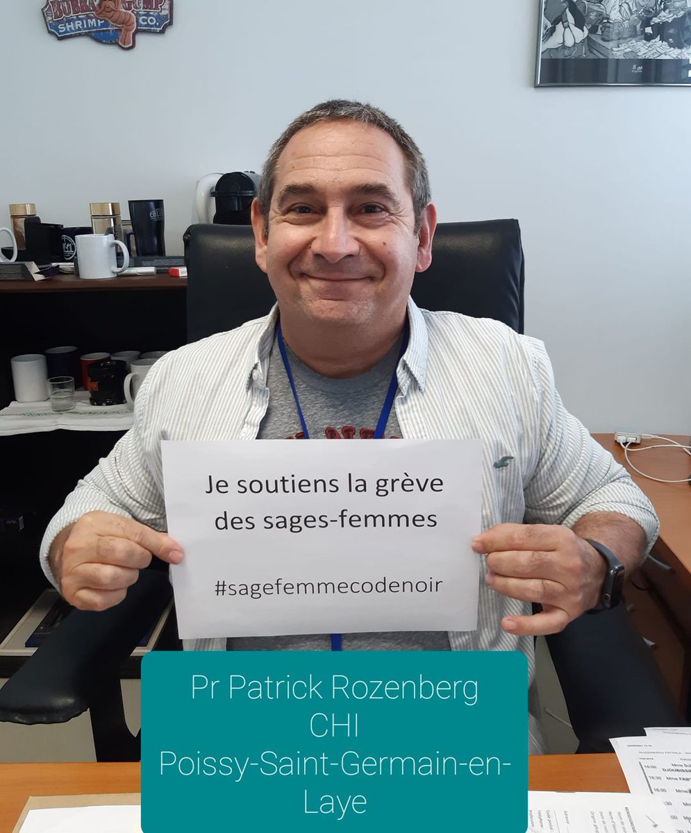 francoiseba's tweet photo. Un nouveau soutien de poids (pardon Patrick) pour les #SagesFemmes, notre #PUPH et #PCME du #CHIPSG
@FabienneHuard @onssf @CNOSF @olivierveran #sagefemmecodenoir https://t.co/WO71HAWb1W