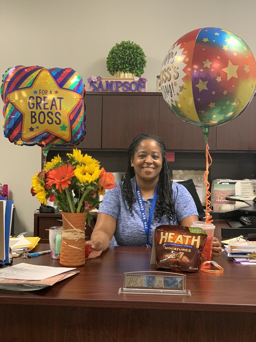 Happy Boss’s Day! Thank you for the love! <a href="/KMS_Panthers/">C. E. King Middle School</a> <a href="/jessjohnso123/">jessica johnson</a> <a href="/TheLandrover/">Edward Taylor</a> @MisshunnaD <a href="/MrsMCrowder/">Mable Crowder</a> <a href="/JorgeNavarroESL/">Jorge Navarro</a>