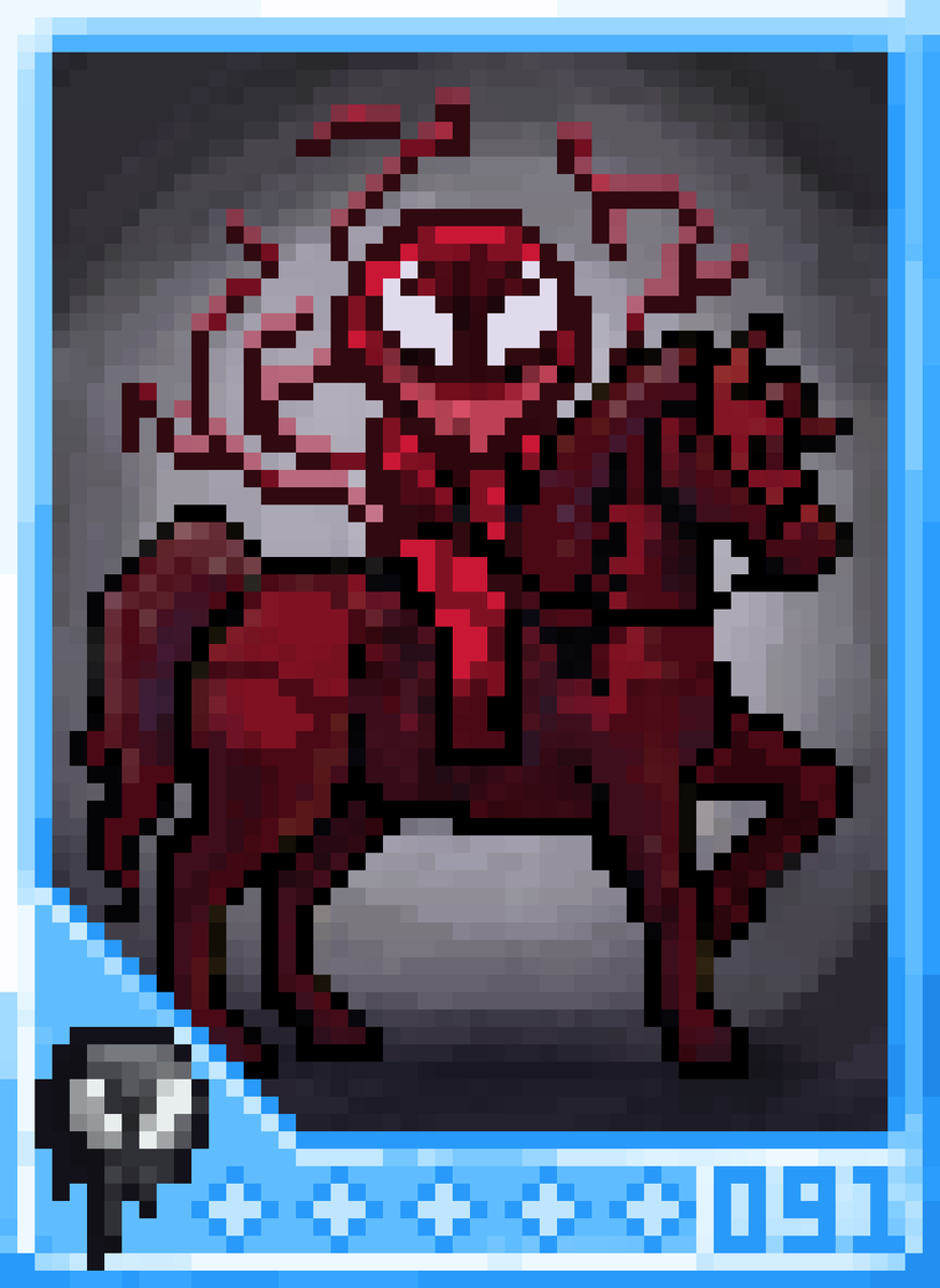 SirClipClop's tweet photo. Just minted these two! A really cool winged lady along with a scary fleshy boy. Check them out!

Morrigan Aensland Clip Clop
https://t.co/ZPlq21cVZi
Category: Games 11/28
Rarity: Uncommon 3/6

Carnage Clip Clop
https://t.co/yK6oc4RbsA
Category: Villains 11/28
Rarity: Rare 2/5 https://t.co/lLeRGr7ATX
