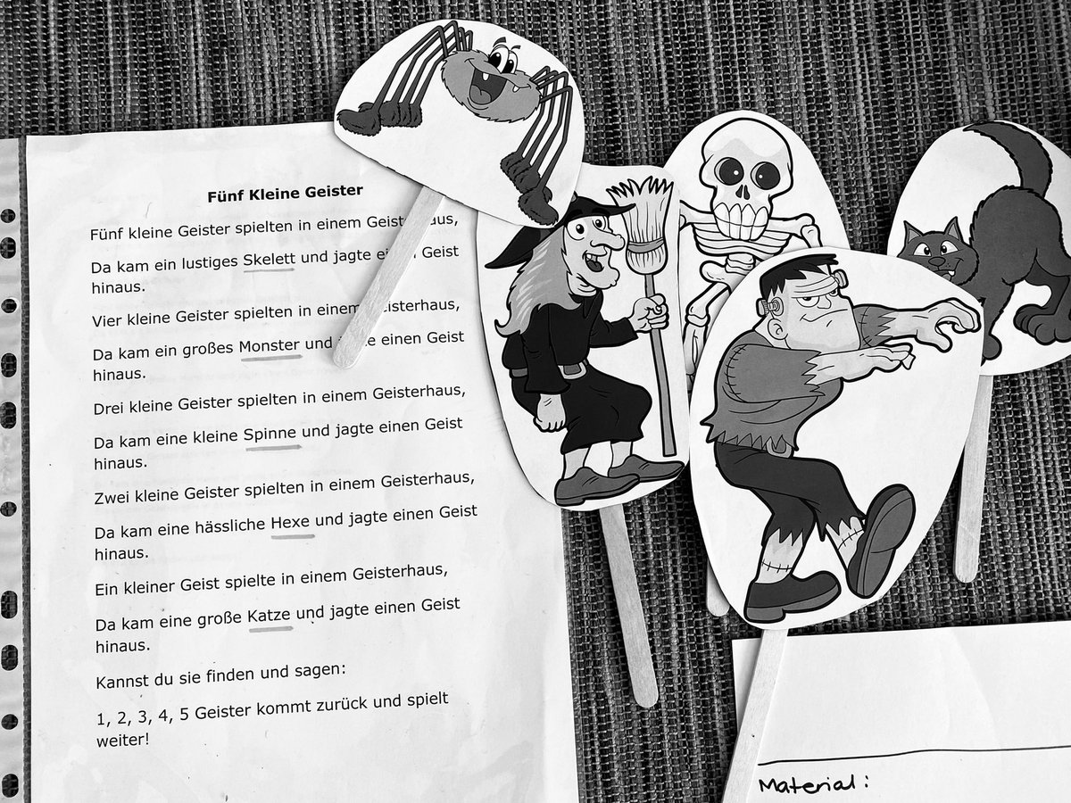 alexandragoliva's tweet photo. GRUSELGESCHICHTEN (SP🎃🎃KY STORIES) is upon us in Grade 1 - 👻🧙‍♀️🐈‍⬛🌚 The children have started to build upon the story and making their own!   #storyworkshop @StoryWrkshpCltv #ISZL #German #LanguageLearning #LanguageandPlay @ISZL https://t.co/leCAkiqN27