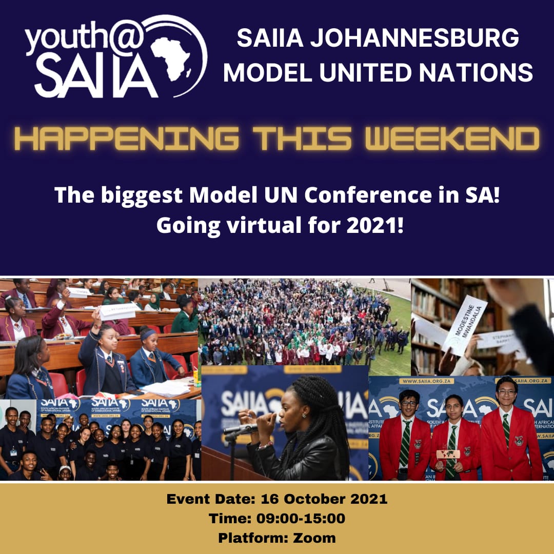 kopano_moraka's tweet photo. I'm so honoured & happy to be co-chairing one of today's #SJMUN committees, and really looking forward to what our youth delegates have to say towards respective global affairs. 😊
@Youth_SAIIA #MUN #YouthAreLeading https://t.co/WvXaFn1rS3