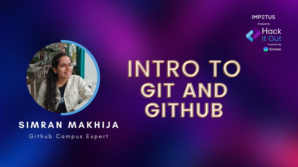 computerclub90's tweet photo. Learn and grow at Hack It Out 🔥🔥
Day 2 is starting with "Intro to Git &amp; GitHub"🤩
with @justdev_sim 
GitHub Campus Expert,
Summer Analyst at Goldman Sachs 2021
See you all there✌️✌️ https://t.co/e2Pe1CjPP8