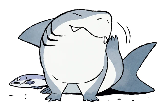 「It's Jeff!」の8話が更新されました。今回はハートフルな感じです。お楽しみに!🦈🐈‍⬛❣️ 