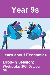 Another Economics drop-in session is due on Wednesday 20th October. 
We'll learn about the law of demand.