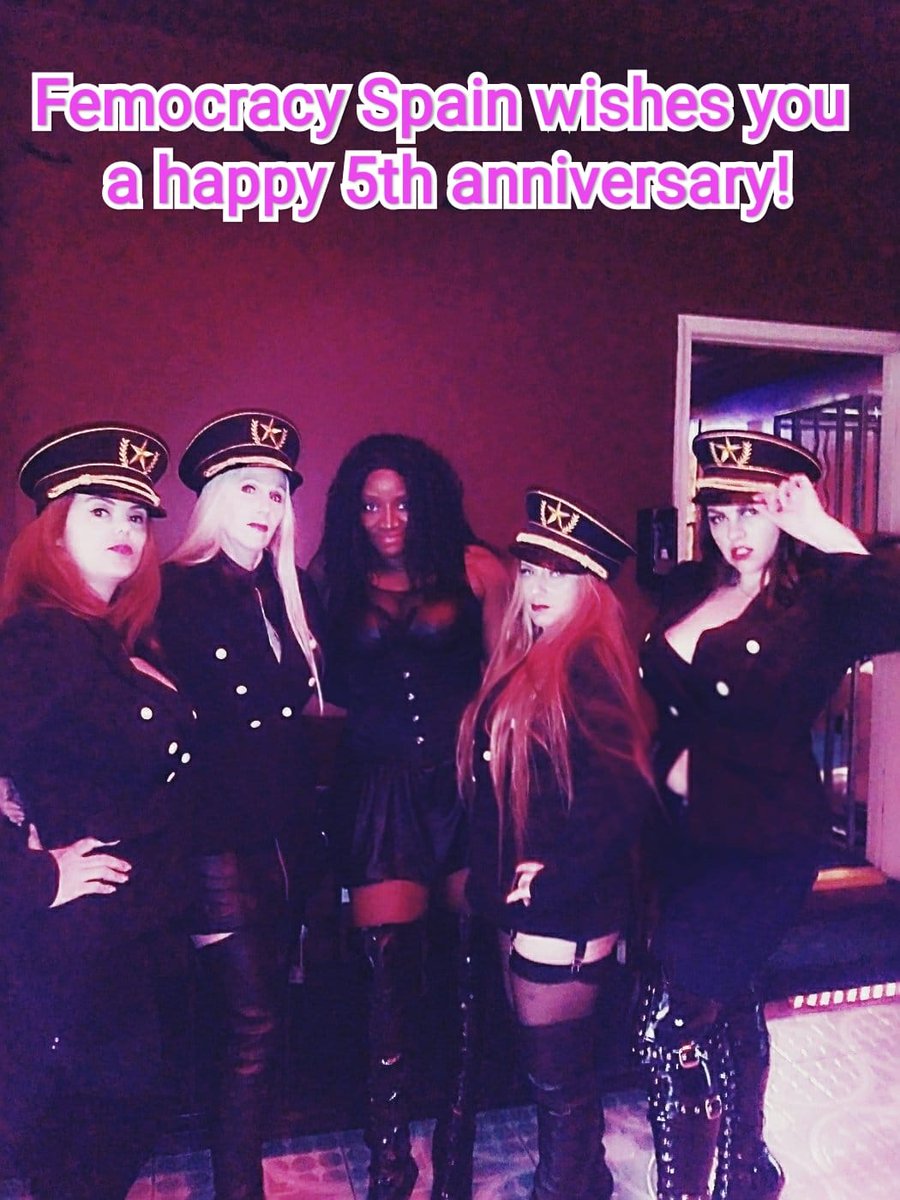 FemocracySpain's tweet photo. #FEMOCRACY FELIZ ANIVERSARIO!!!! https://t.co/JOW35akfJQ