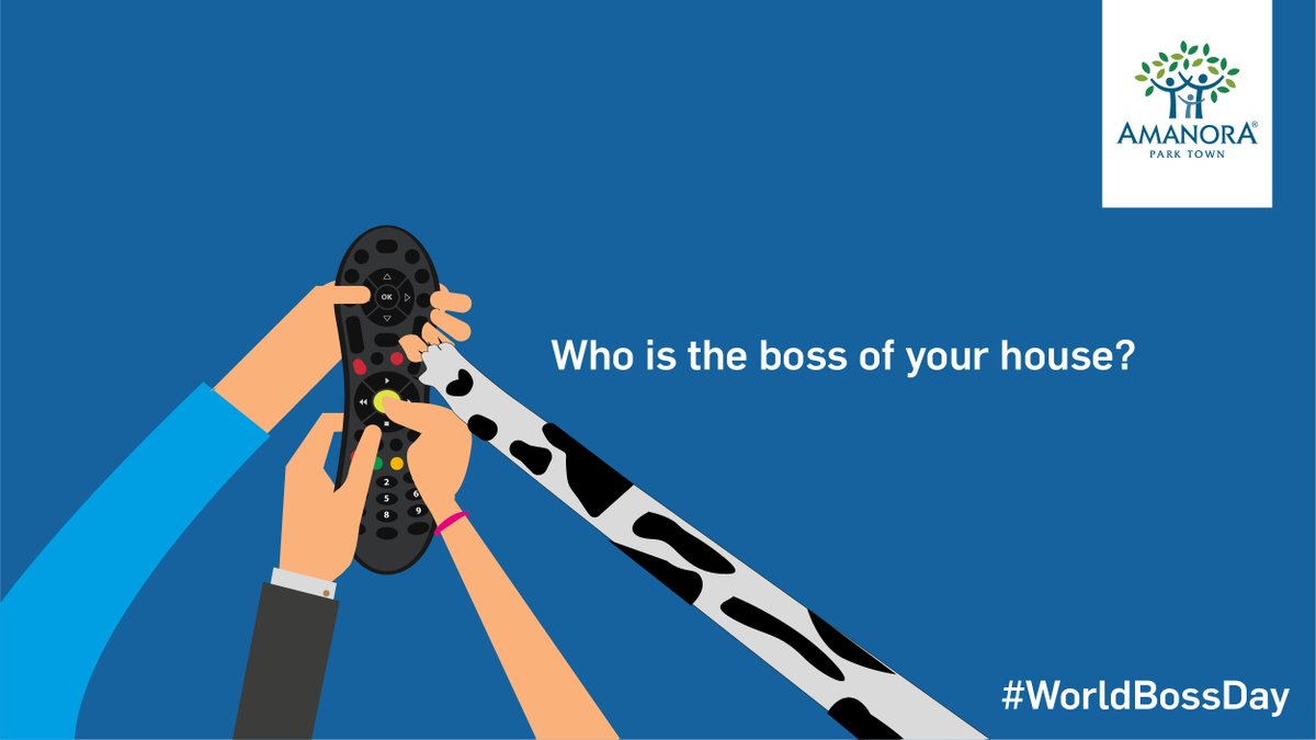 amanoratownship's tweet photo. #WorldBossDay This Saturday, we celebrate the boss. Tell us, who is the boss of your home? Tag him or her, here 

#HeightofPower #AmanoraLife #SaturdaySaturday #FamilyTime #PuneLife #SabkaMalikEk #Boss #YesBoss #Petlife https://t.co/T2mkh4IKUO