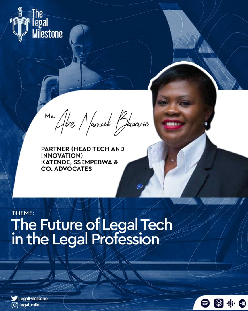 mentorshipcafe's tweet photo. 🎙Podcast Alert! Listen in and enjoy your weekend with @LegalMilestone’s new podcast with the founder of #CoffeeWithAlice, Alice Namuli Blazevic. Theme: The future of #LegalTech in the Legal Profession. She shares about her journey - law, business, leadership &amp; more. #mentorship https://t.co/5JNceaQy3M