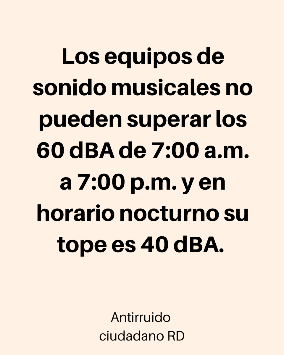 Antiruido Ciudadano RD tweet media