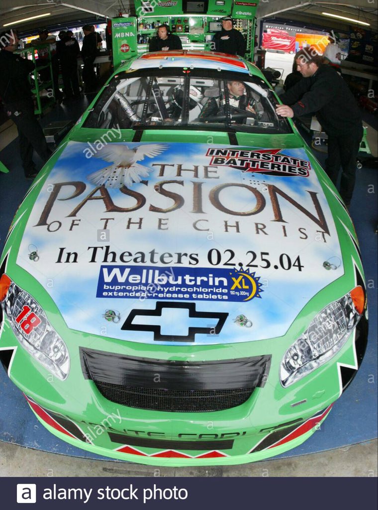 thinking abt the wellbutrin x passion of christ car