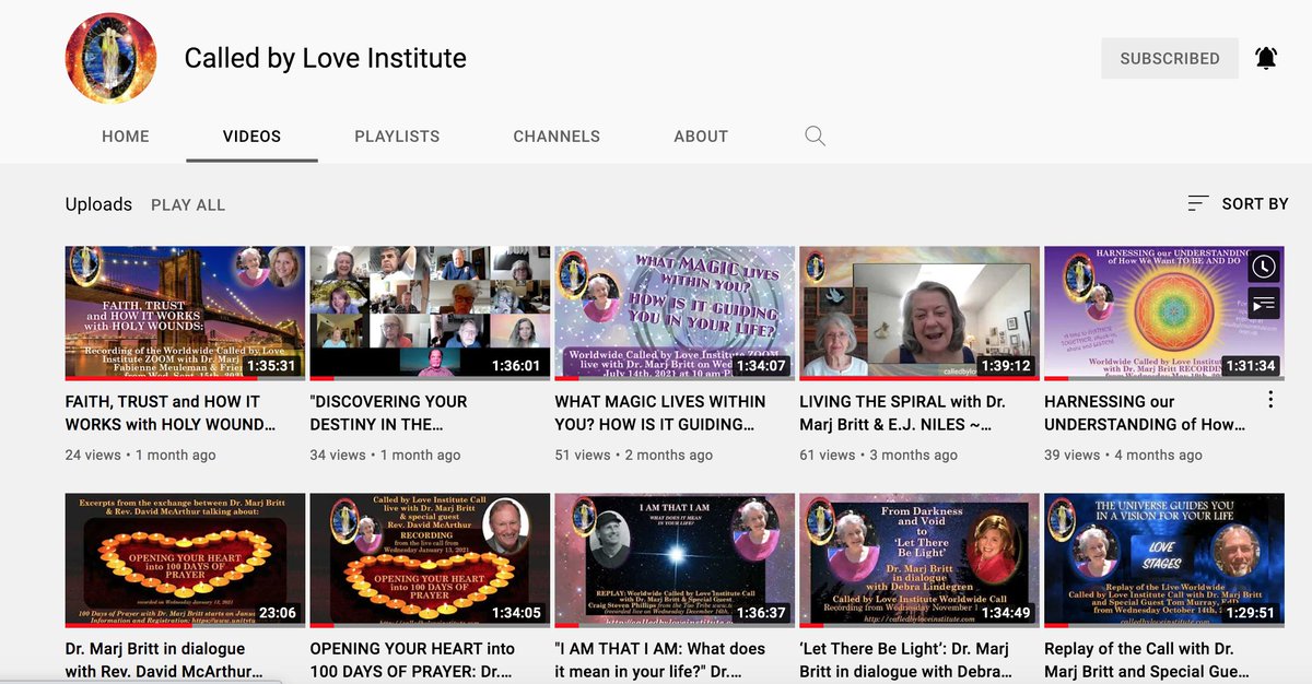 CalledByLove's tweet photo. Did you know you can watch the videos of the last month calls on our YouTube Channel?  https://t.co/YyXHK4z3a4 https://t.co/3bzciCqZ1a