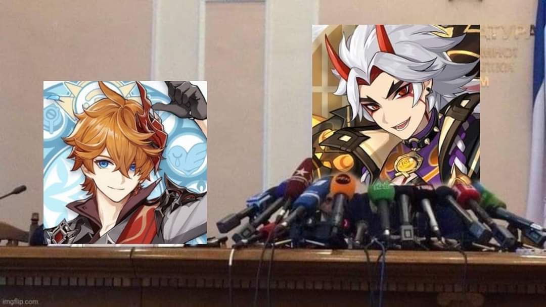 Una vez más que el tortas es opacado por un papucho Geo. 😞😗✨

#genshinimpact
#aratakaitto